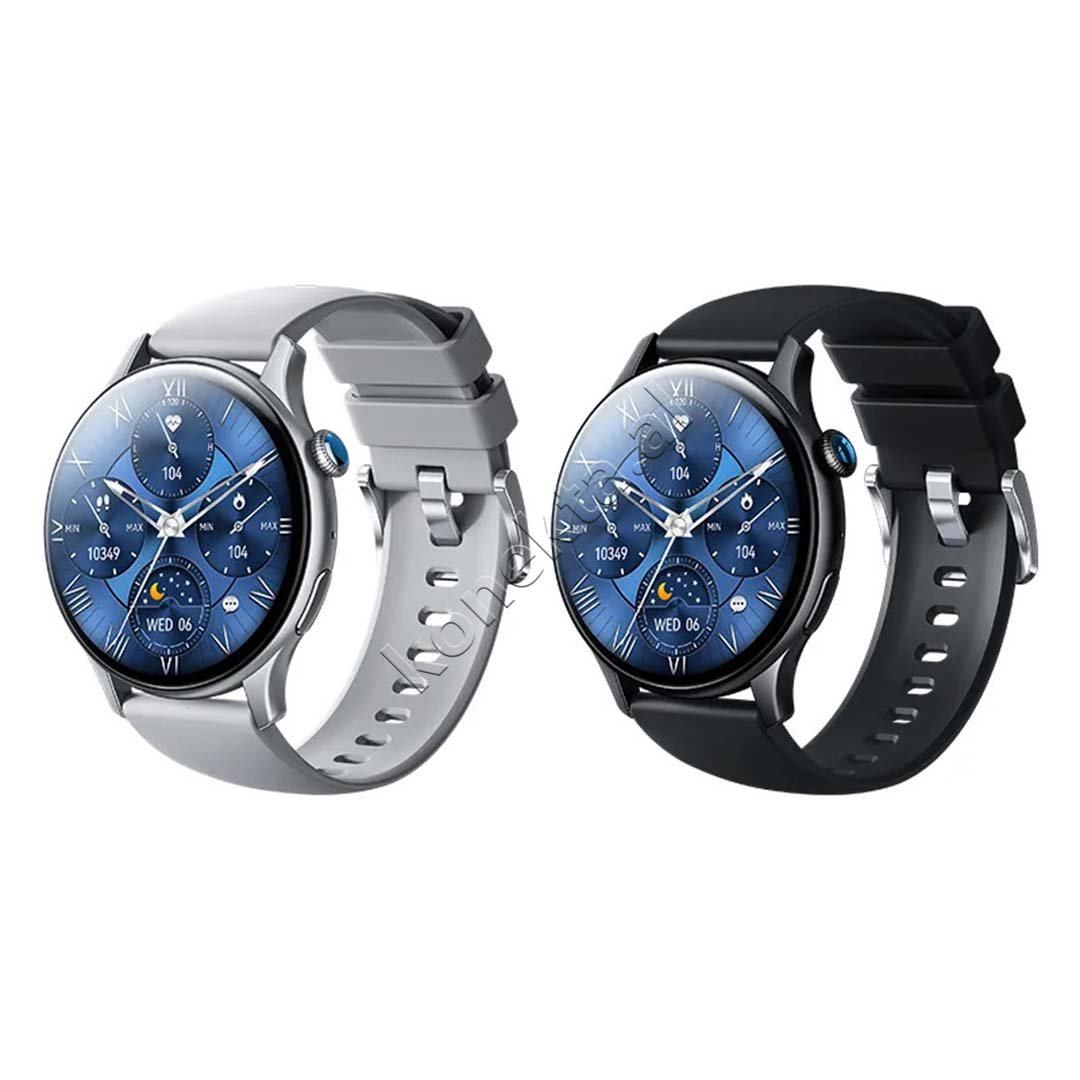 Remax Chivei Smartwatch, 1.81 inch, Black Silicone Strap - Thumbnail 3