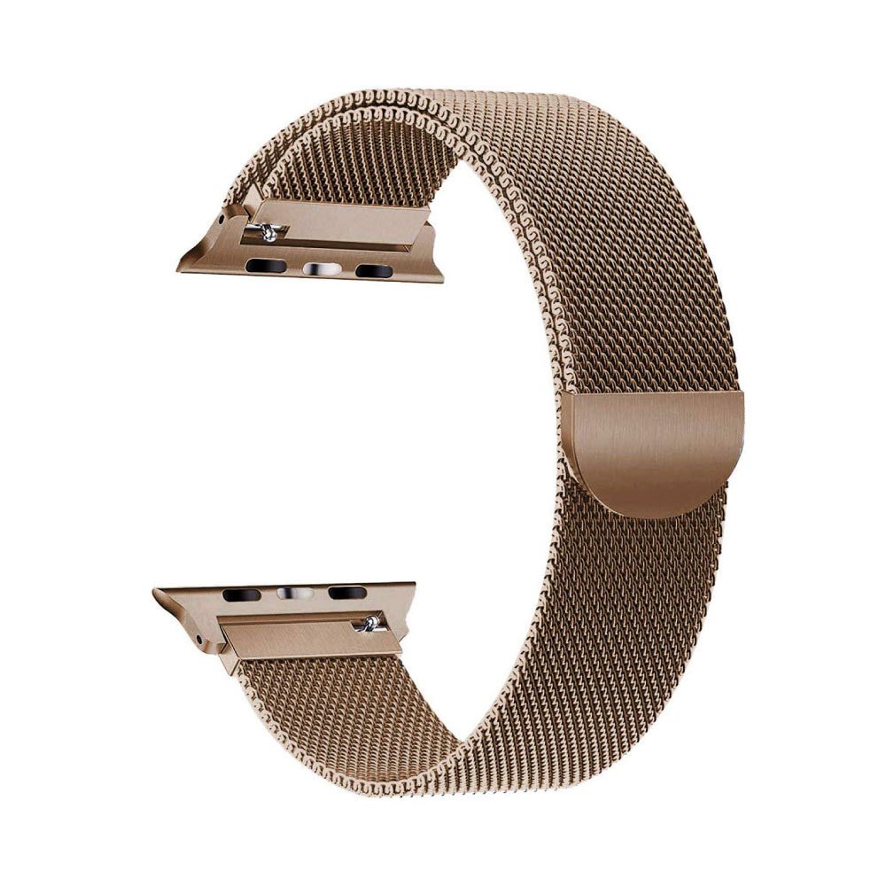 Apple Milanese Loop Smartwatch Band 42/44mm, Bronze - Image 1