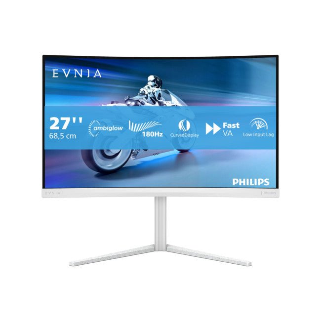 Philips Evnia 27M2C5201L/00, 27" Curved Full HD 180Hz Monitor - Image 1