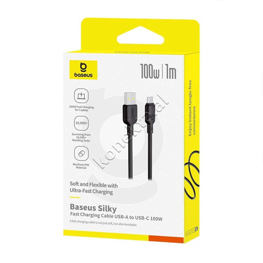 Baseus USB Charging Cable, USB to Type-C, 100W, 1m - Thumbnail 4