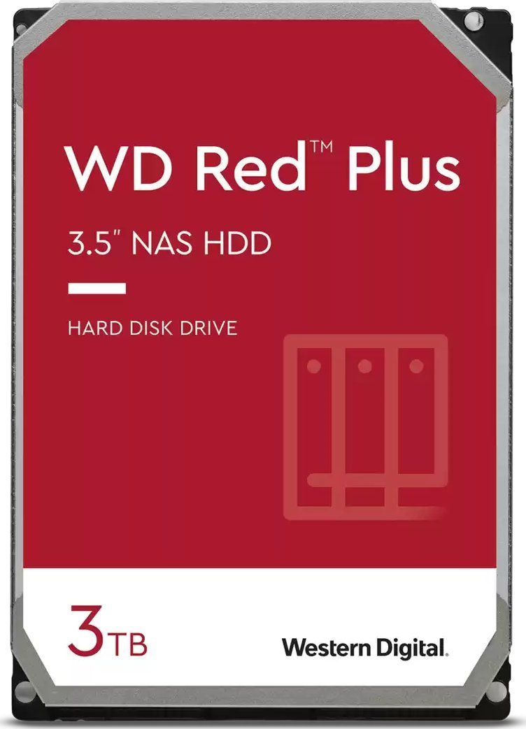 WD Red Plus 3TB Disk 3.5" SATA III (6 Gb/s) (WD30EFPX) - Image 1