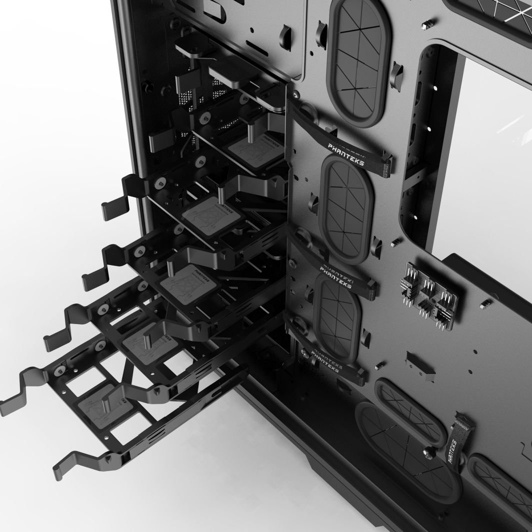 Phanteks Enthoo Pro Case, Black, Midi Tower - Thumbnail 12