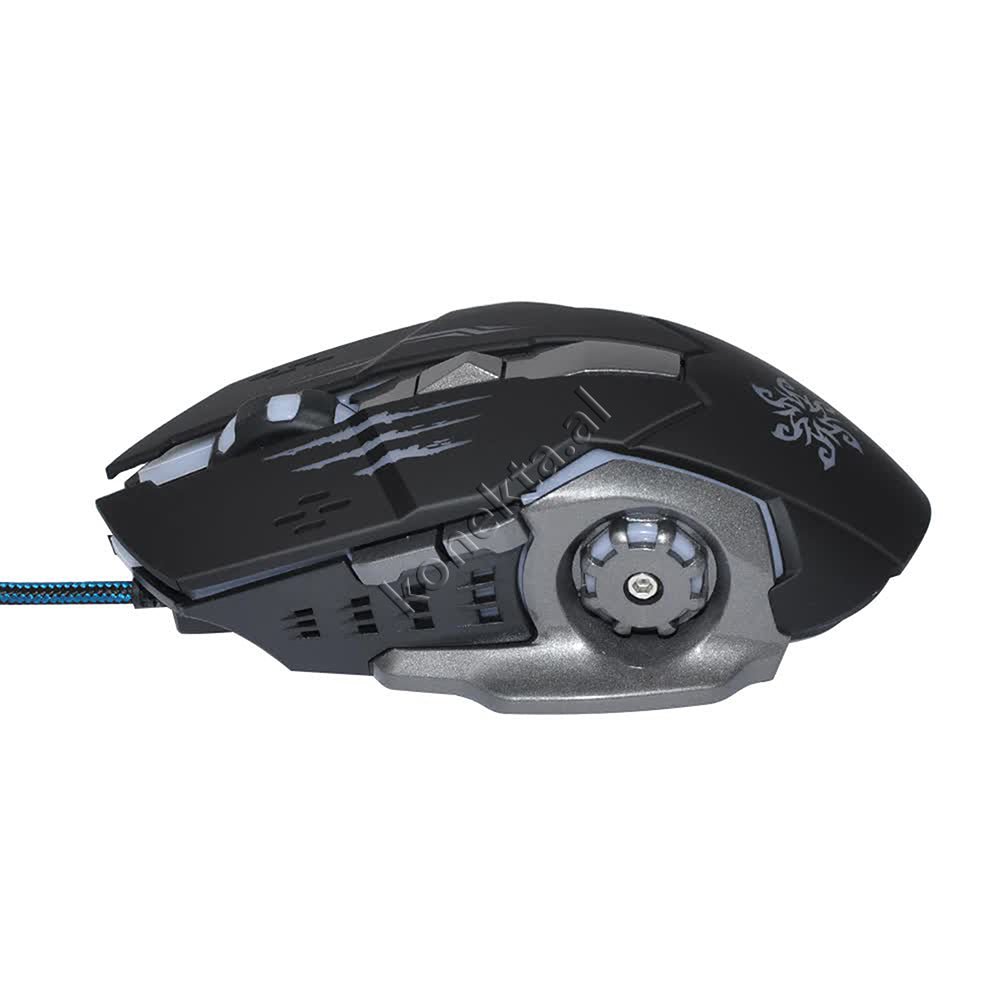 tjetertjeter X1 Gaming Mouse, Black and Grey, RGB Lighting - Thumbnail 30