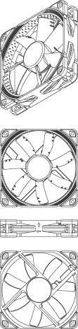 Noctua NF-S12A ULN Fan, 120 mm - Thumbnail 8