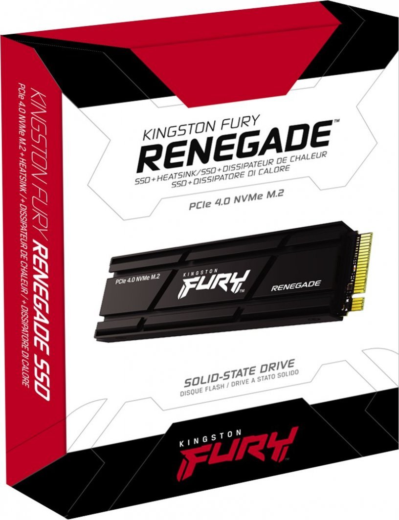Kingston Fury Renegade SSD, 1TB, M.2 2280 PCI-E x4 Gen4 NVMe - Thumbnail 4