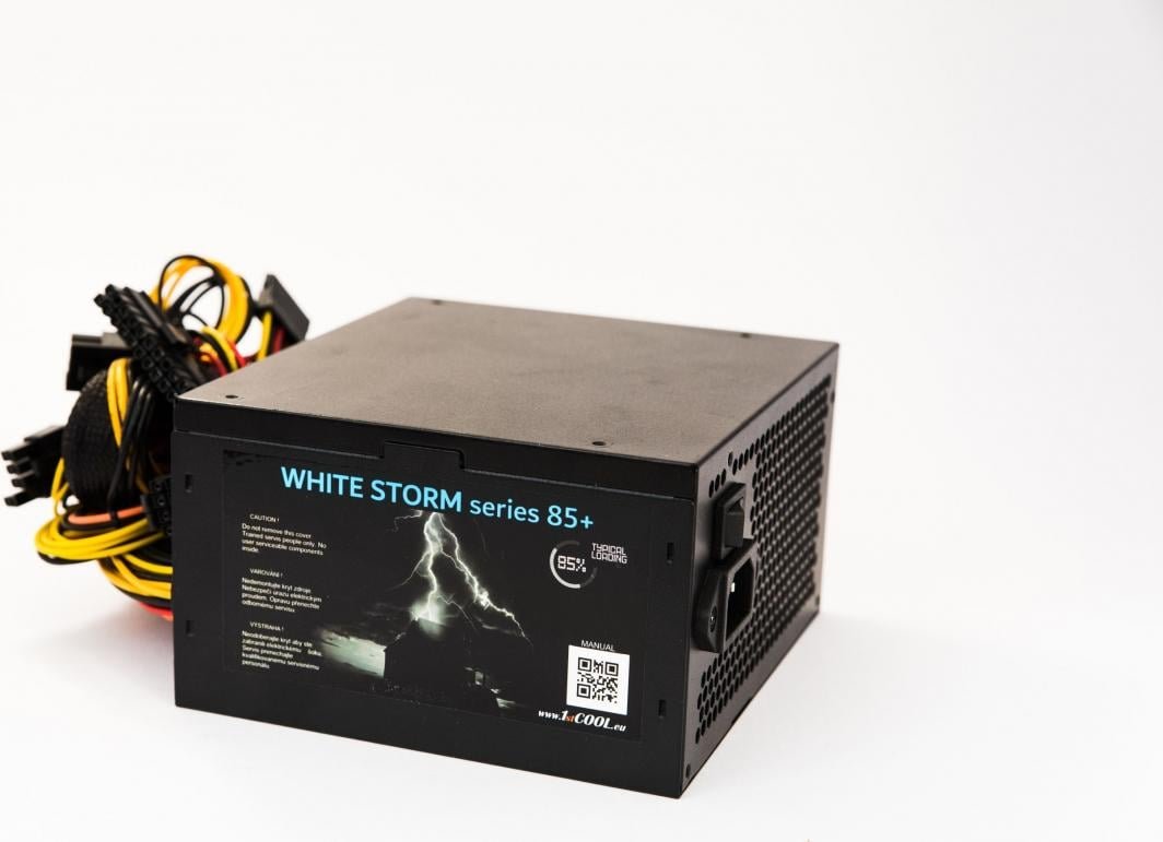 1stCOOL White Storm ECP-700A-12-85 ATX Power Supply, 700W - Thumbnail 2