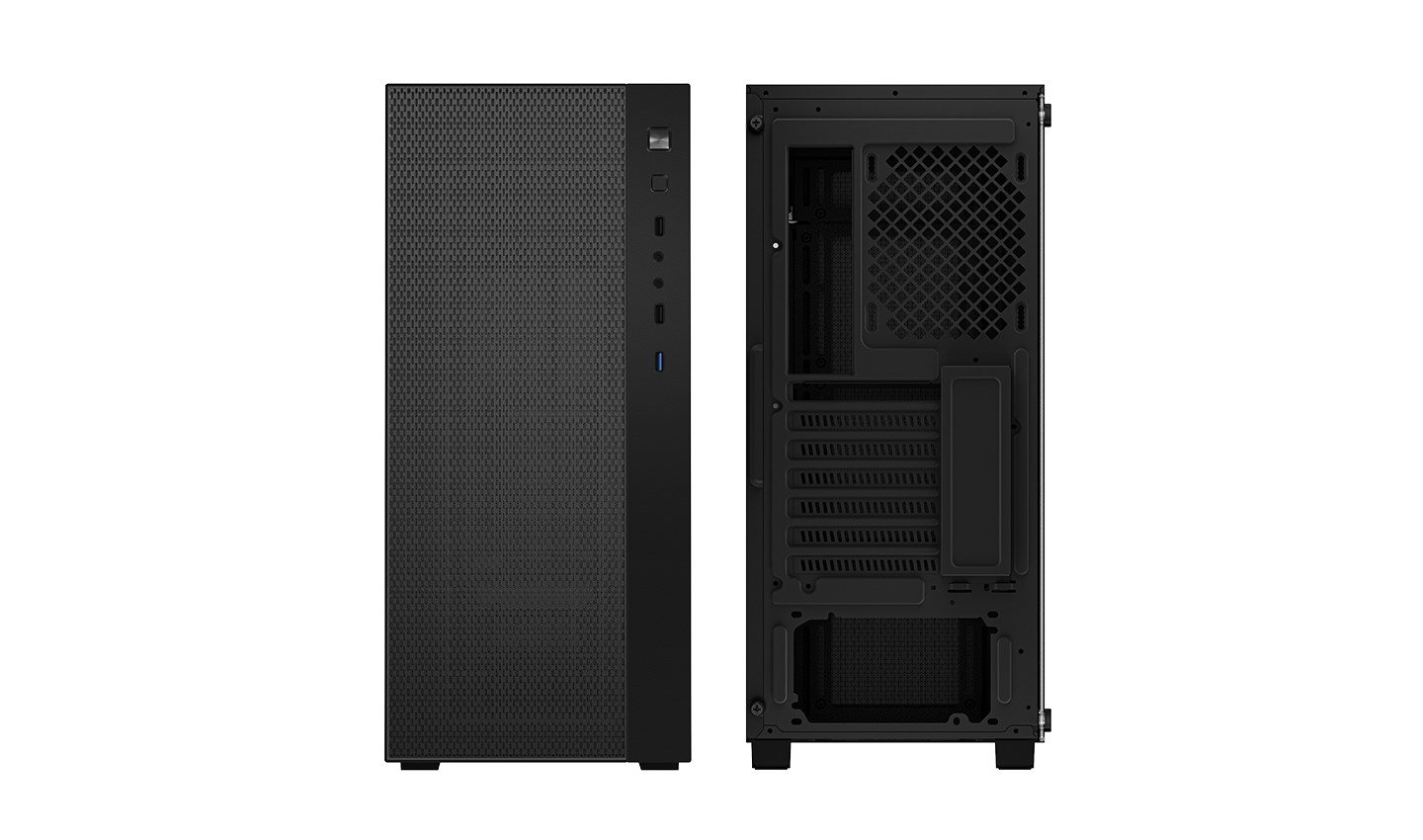 DeepCool Matrexx 55 Mesh ARGB 4F Midi Tower Case, Black - Thumbnail 2
