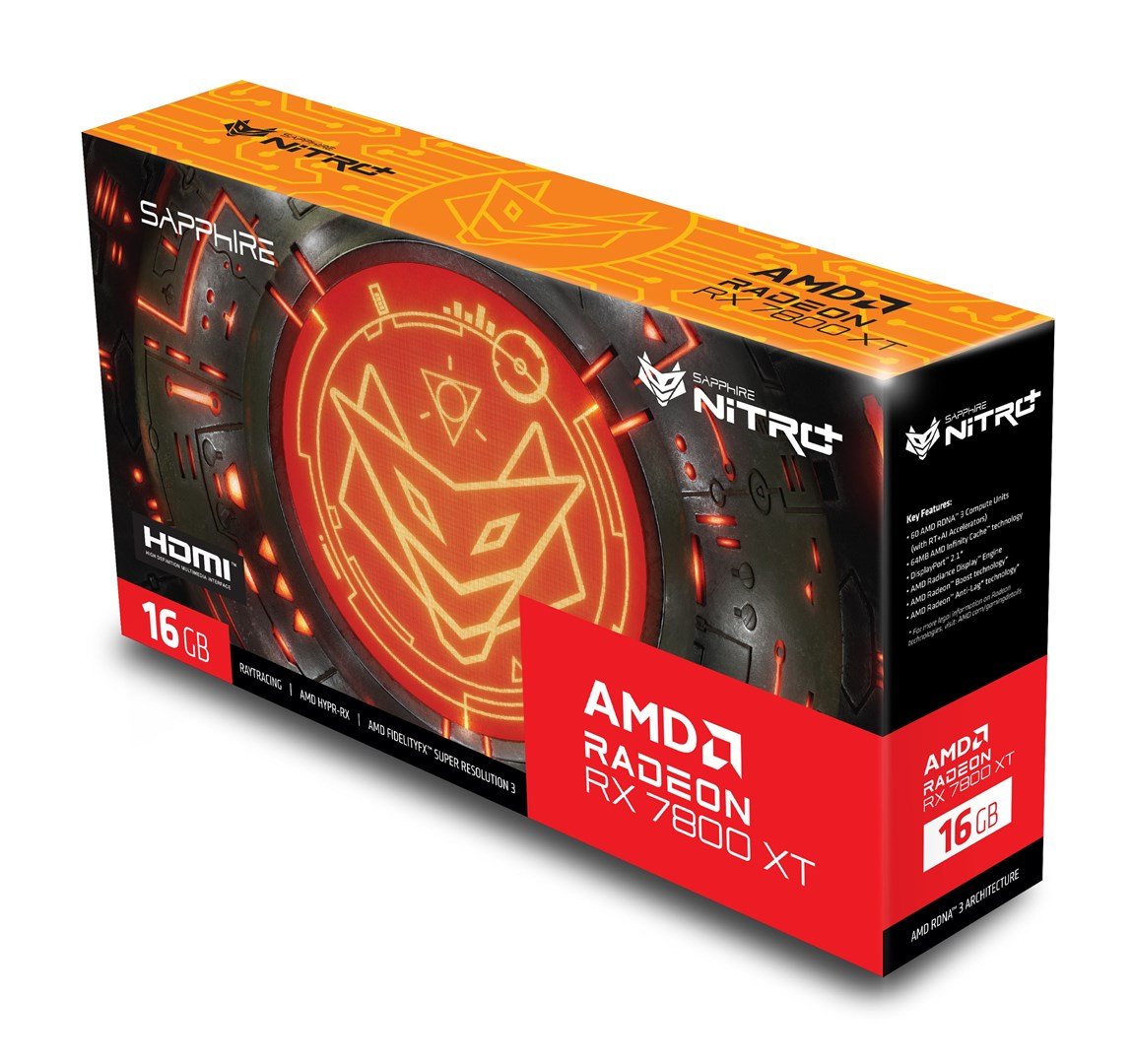 Sapphire Nitro+ Radeon RX 7800 XT 16GB GDDR6 Graphics Card - Thumbnail 9