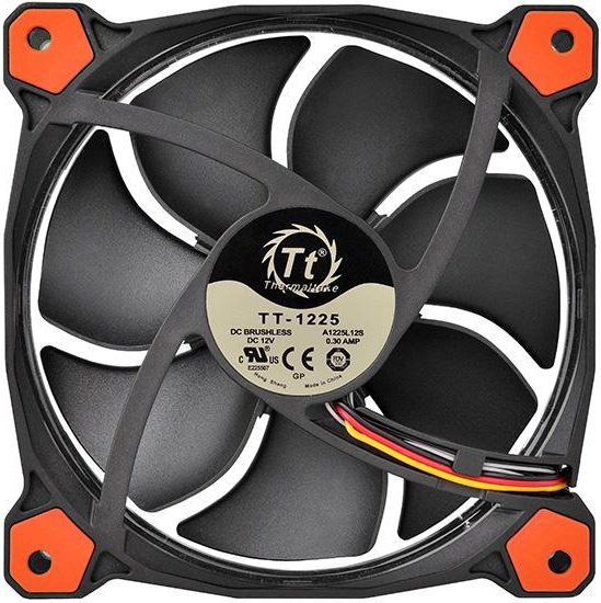 Thermaltake Riing LED Fan, 120 mm, Red - Thumbnail 2