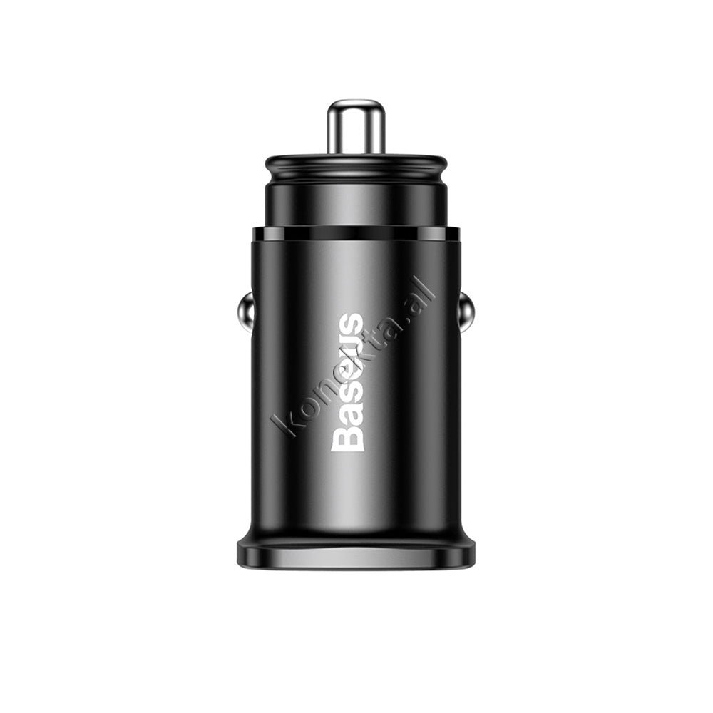Baseus Adaptor Karikimi Inteligjent Per Makine 30w, E Zeze / E Kuqe / E Argjendte - Thumbnail 3