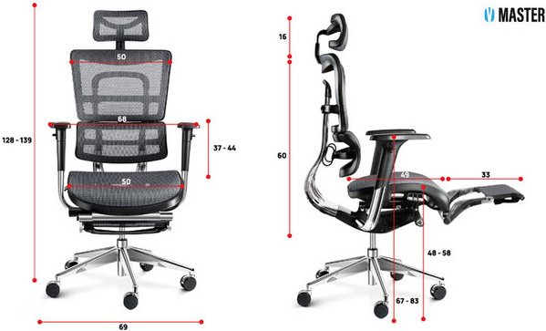 Diablo V-Master Gaming Chair, Black - Thumbnail 7