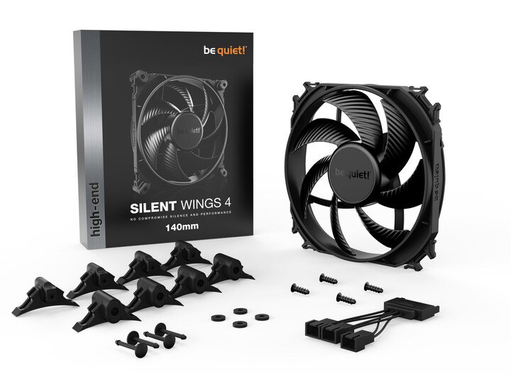 Be quiet! Silent Wings 4 Fan, 140mm - Thumbnail 4
