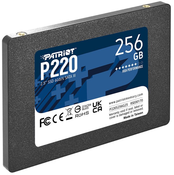Patriot P220 SSD, 256GB - Thumbnail 3