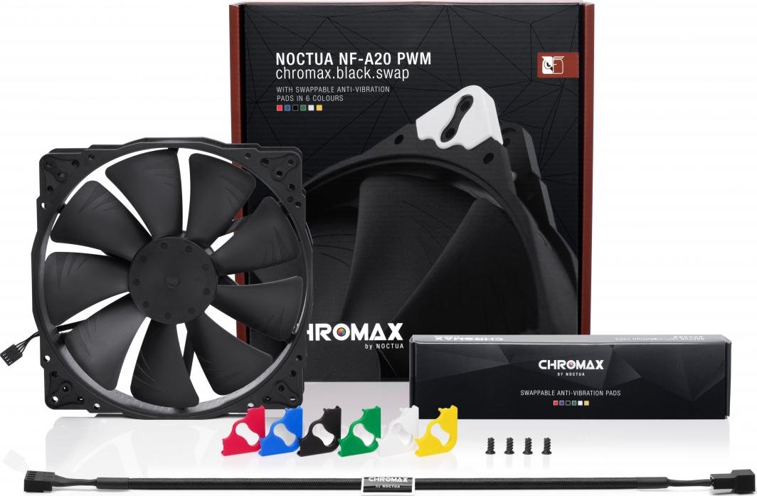 Noctua NF-A20 PWM Fan, 200 mm - Thumbnail 3