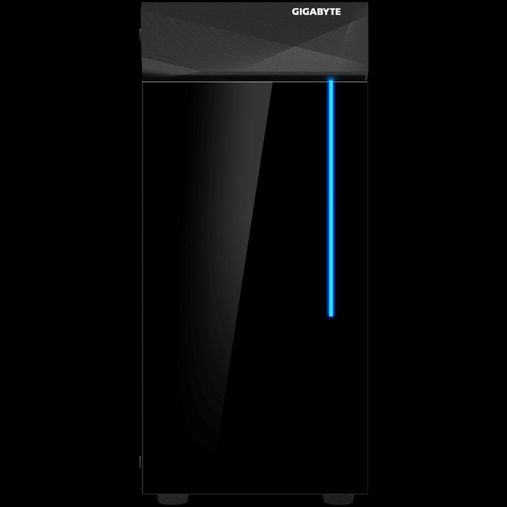 GIGABYTE AORUS C200 Case, Mid tower, Black - Thumbnail 2