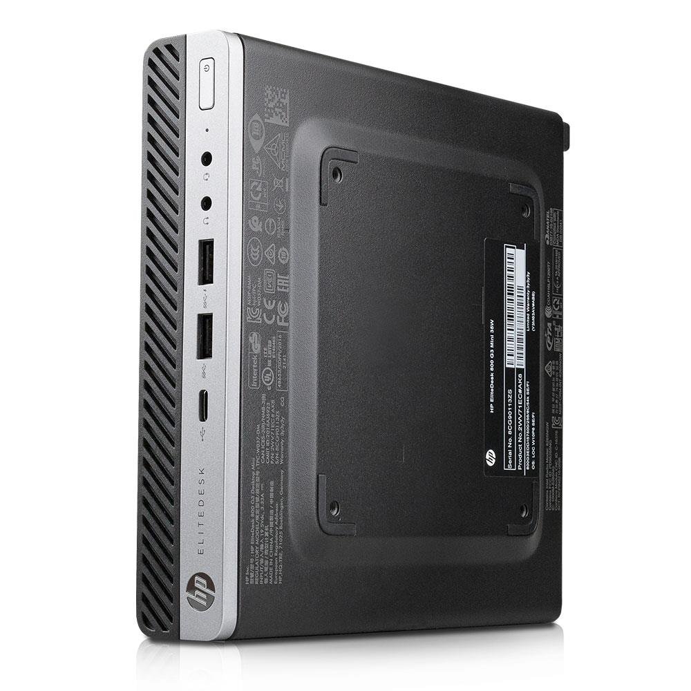 HP ELITEDESK 800 G3 35W Mini PC, Core i7-7700T, 16 GB RAM, 512 GB SSD, Used - Thumbnail 3