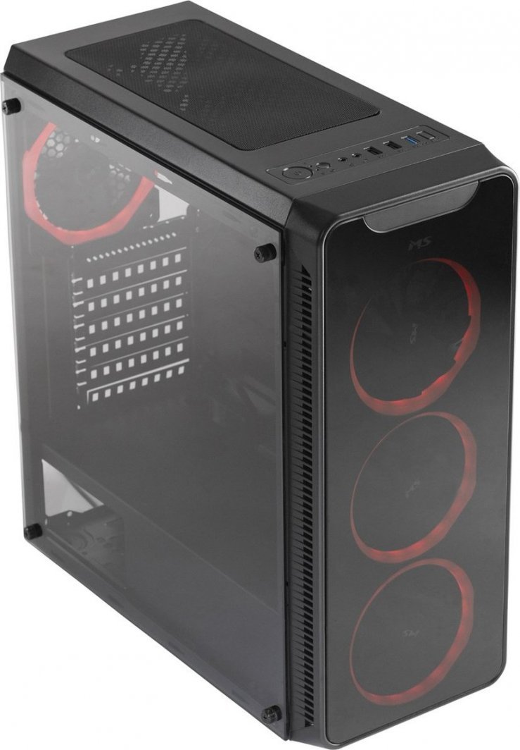 MS Armor V700 Case, Midi Tower - Thumbnail 2