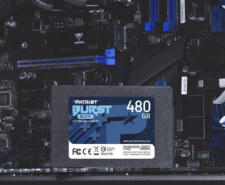 Patriot Burst Elite SSD, 2.5", 480GB - Thumbnail 4