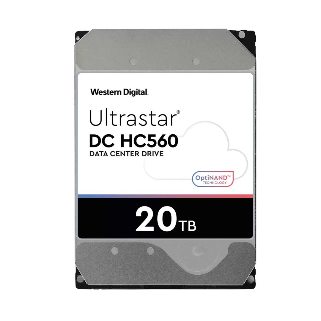 Western Digital Ultrastar External Hard Disk, 3.5", 20TB, SAS, 7200 RPM, Silver - Image 1
