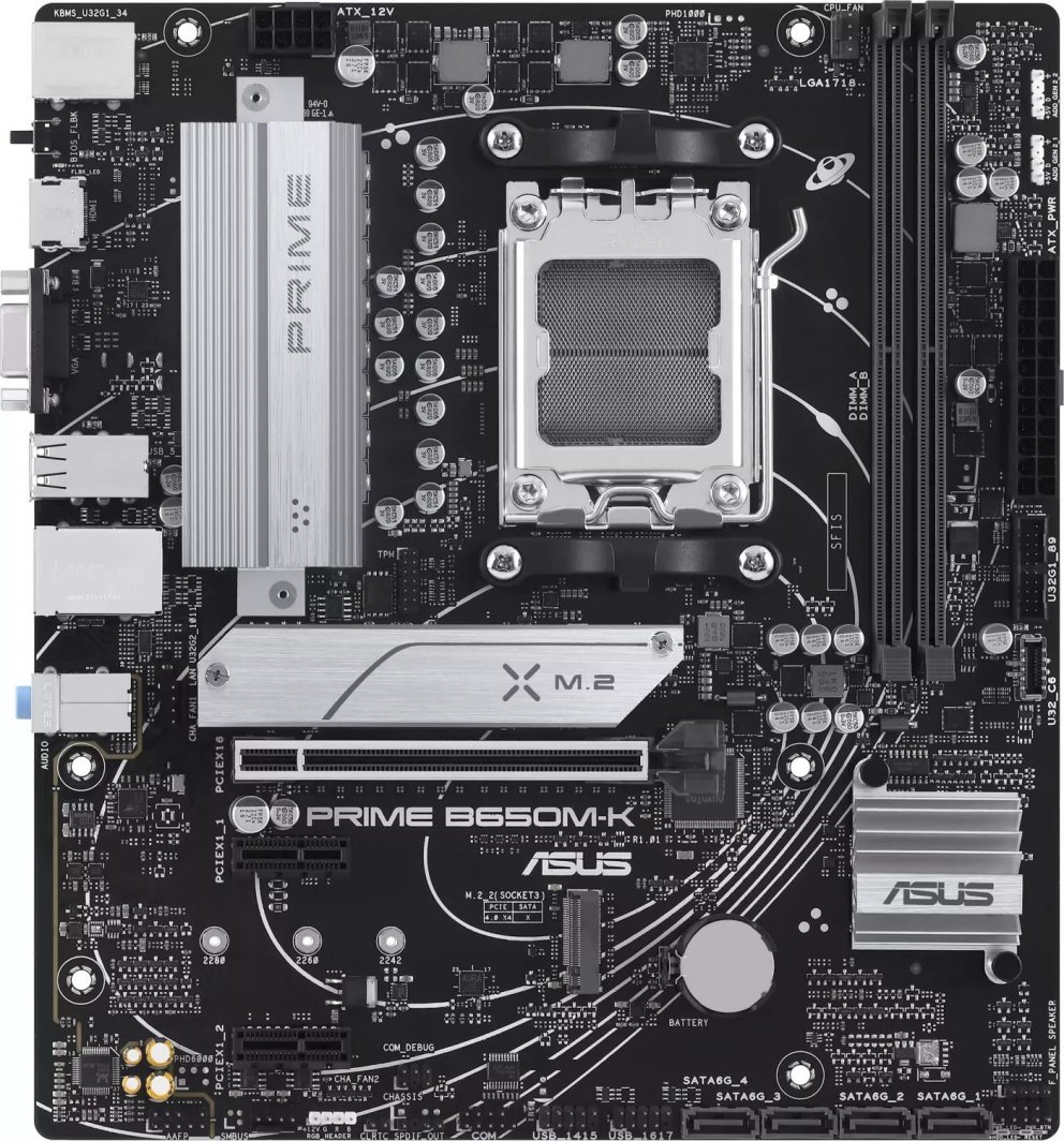 ASUS PRIME B650M-K Motherboard, 96GB - Thumbnail 2