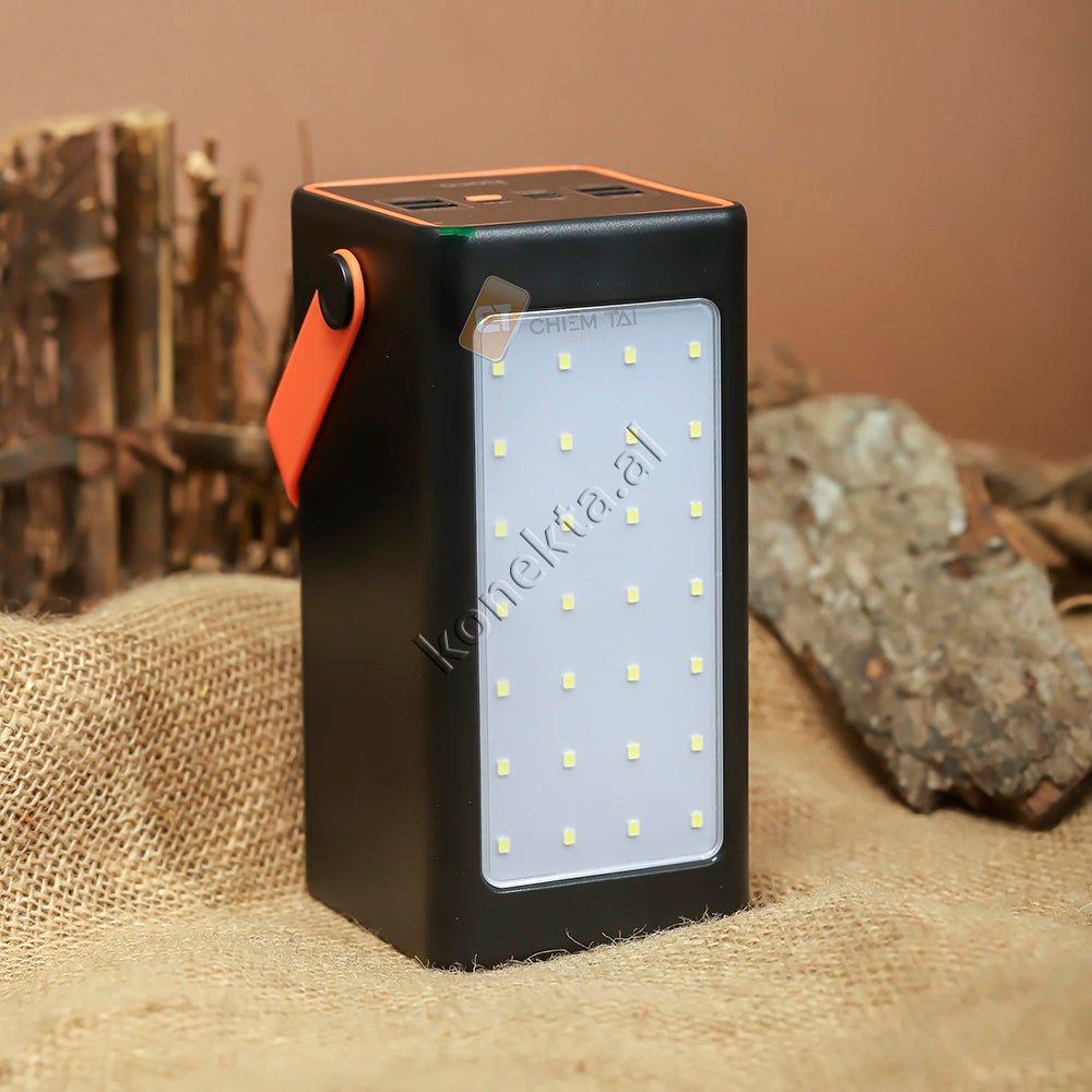 Hoco 90000mAh External Battery, White, LED Light, Multiple Ports, Fast Charging 22.5W - Thumbnail 9