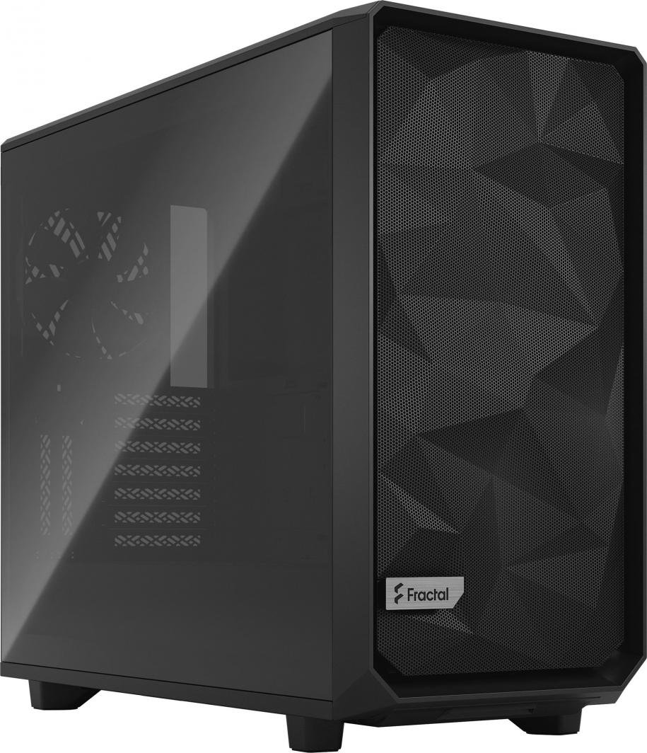 Fractal Design Meshify 2 TG Light Tint Case, Black, Midi Tower - Image 1