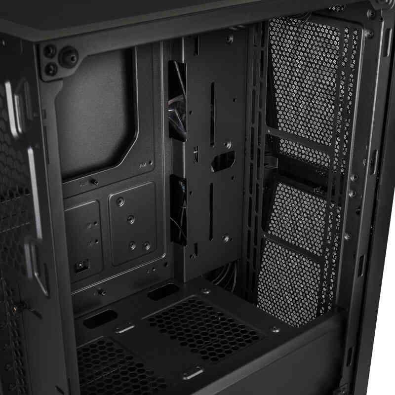 Raijintek Silenos MS Case, Black, Midi Tower - Thumbnail 3