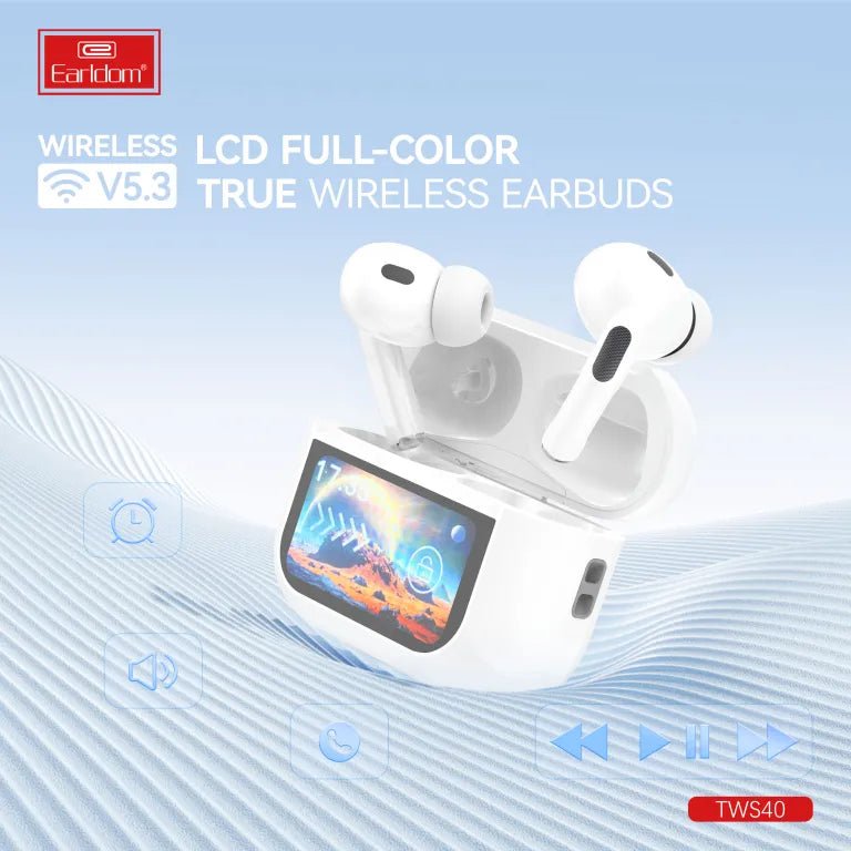 Earldom TWS40 Earbuds, White - Thumbnail 3