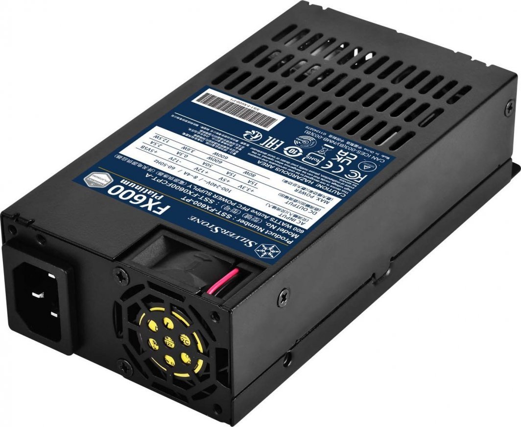 SilverStone FX600 Platinum SST-FX600-PT Power Supply, 600W - Image 1
