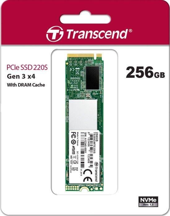 Transcend 220S SSD, 256GB, M.2 2280 PCI-E x4 Gen3 NVMe - Thumbnail 5
