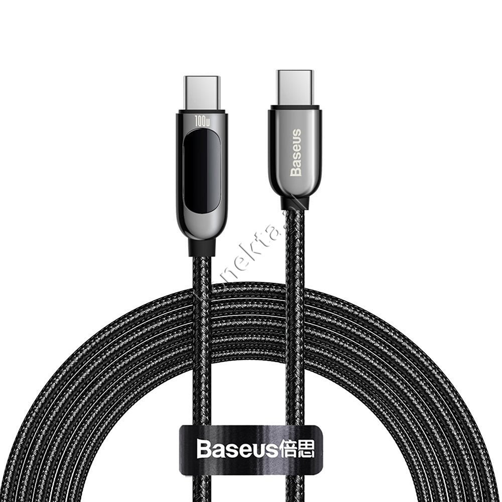 Baseus Type-C to Type-C Charging Cable, 100W, 2m - Image 1