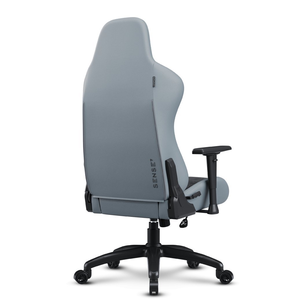 SENSE7 Spellcaster FUKU XL Chair, Material+Leather, Black/Grey - Thumbnail 6