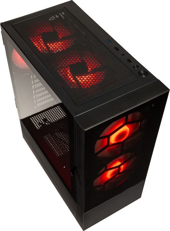 Kolink Observatory MX Glass ARGB Case, Black, Midi Tower - Thumbnail 2
