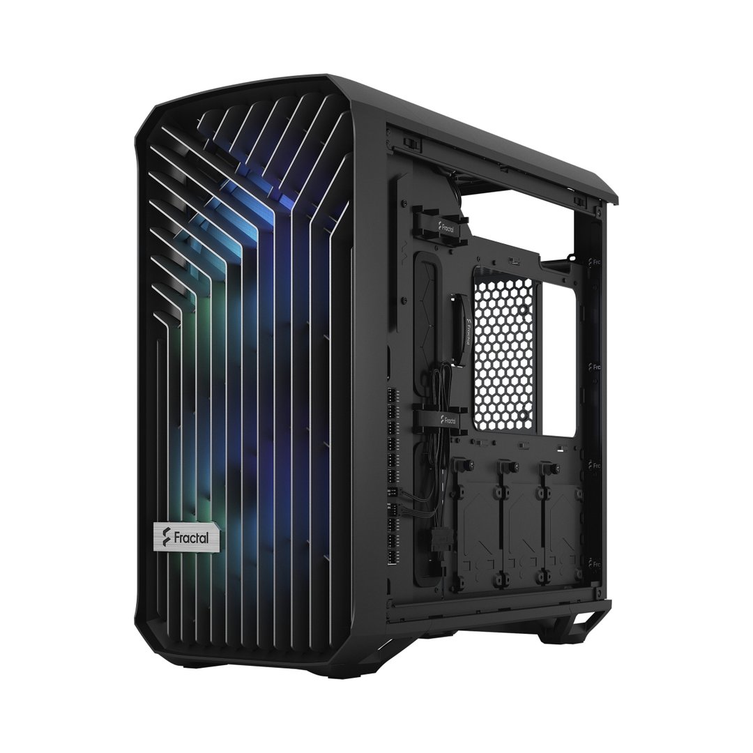 Fractal Design Torrent Compact Case, Black TG, Black - Thumbnail 7