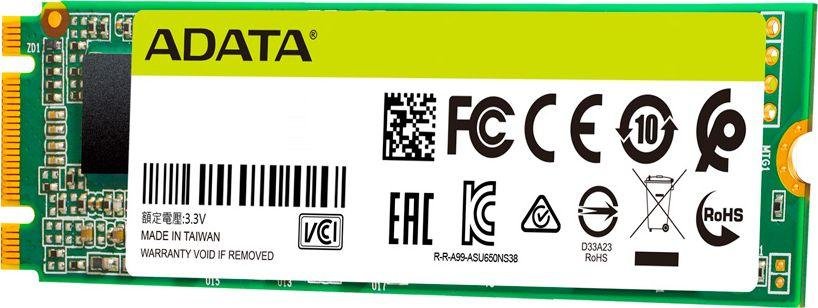 ADATA Ultimate SU650 SSD, 512GB, M.2 2280 SATA III - Thumbnail 2