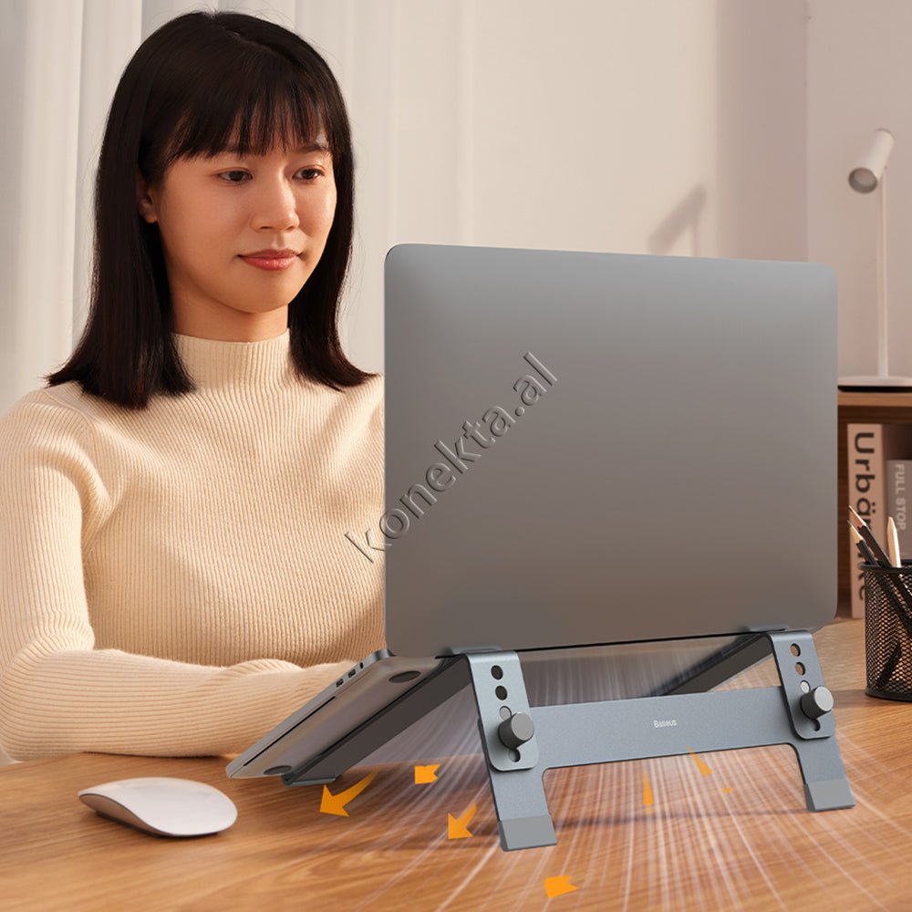 Baseus Laptop Holder, Universal, Up to 17 Inch - Thumbnail 13