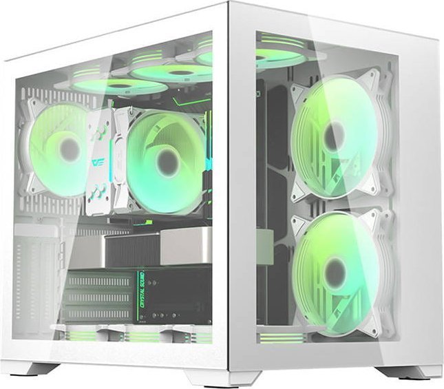 Darkflash C305 Case, White, Midi Tower - Thumbnail 2