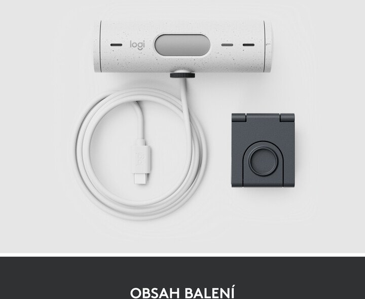 Logitech Brio 500 Webcam, White - Thumbnail 10