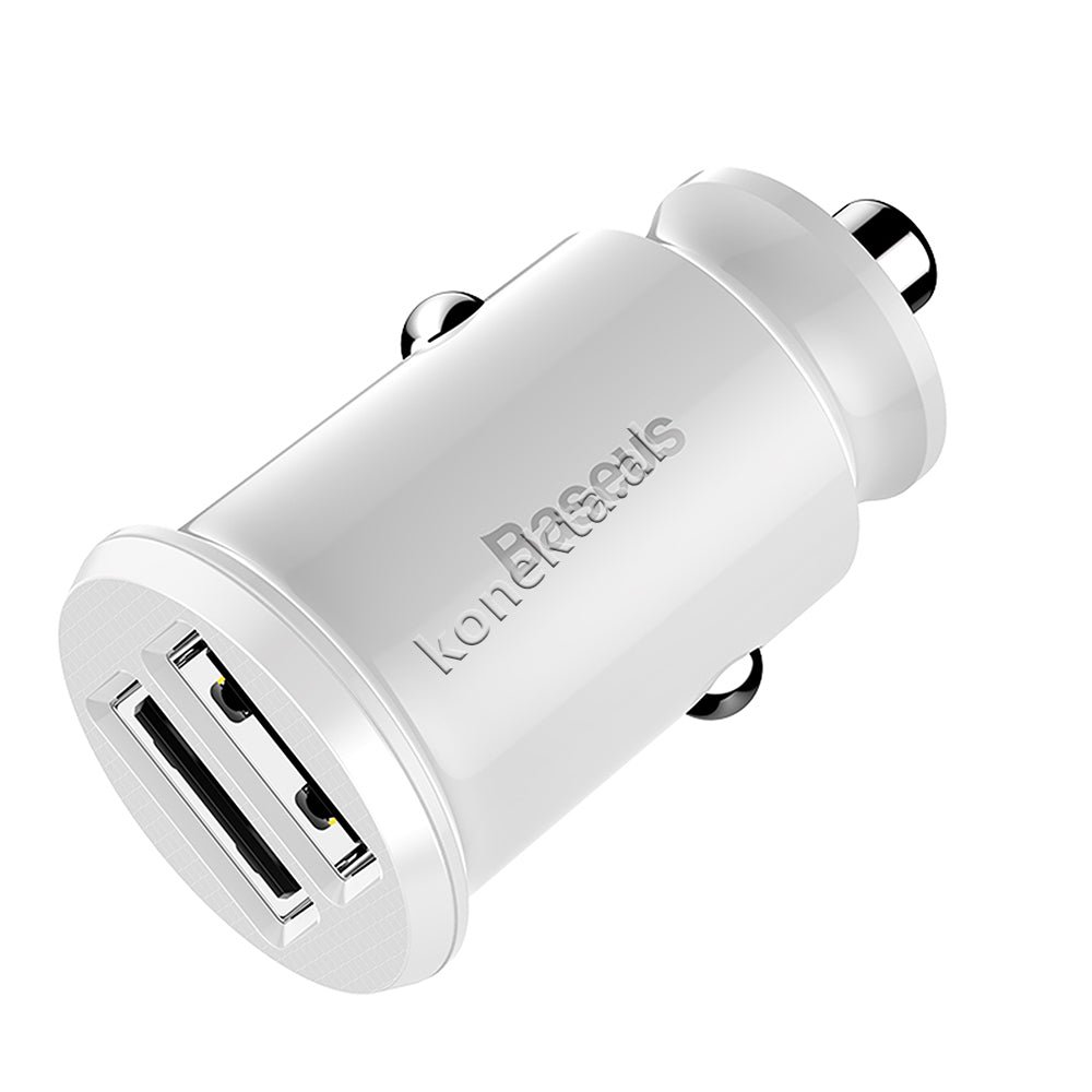 Baseus Car Charger Adapter, Black / White - Thumbnail 5