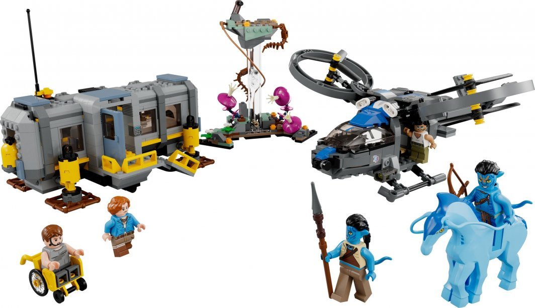 LEGO Avatar 75573 Flying Mountains: Station 26 and RDA Samson, 887 Pieces - Thumbnail 3
