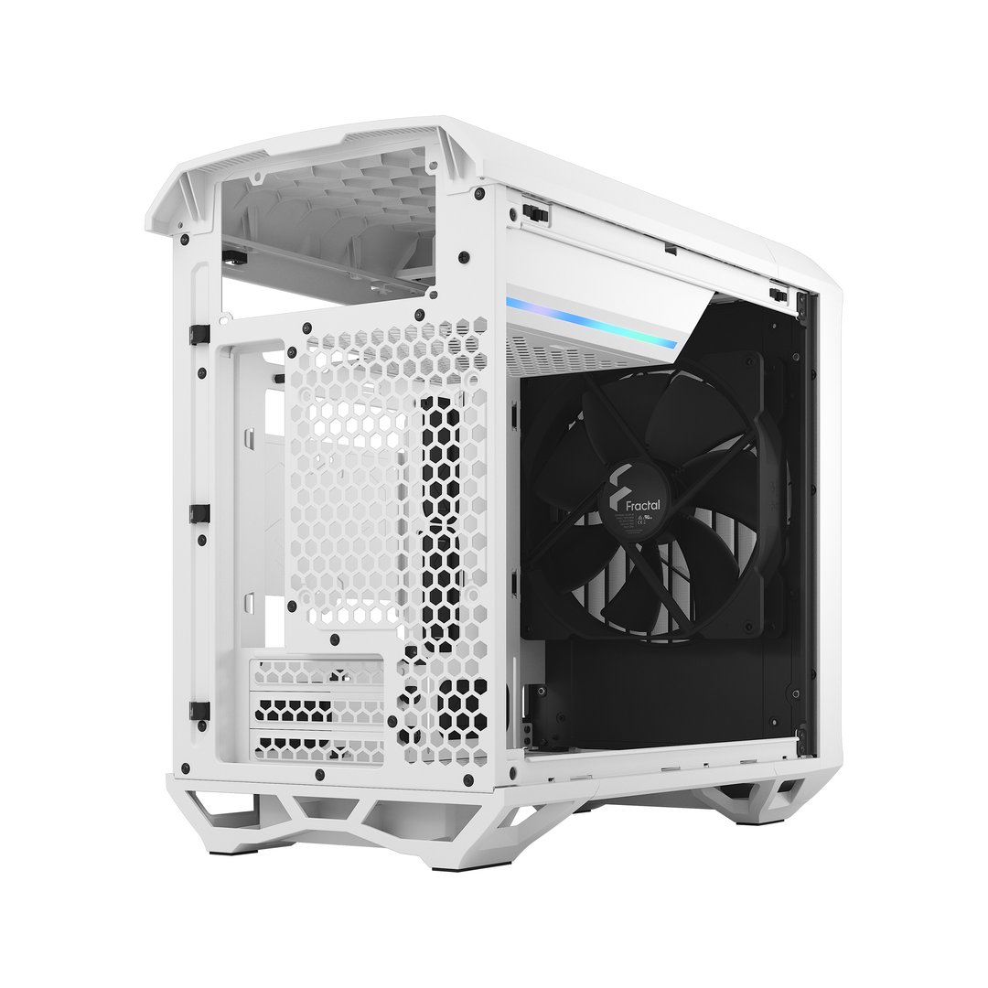 Fractal Design Torrent Nano Case, White TG Clear Tint - Thumbnail 4