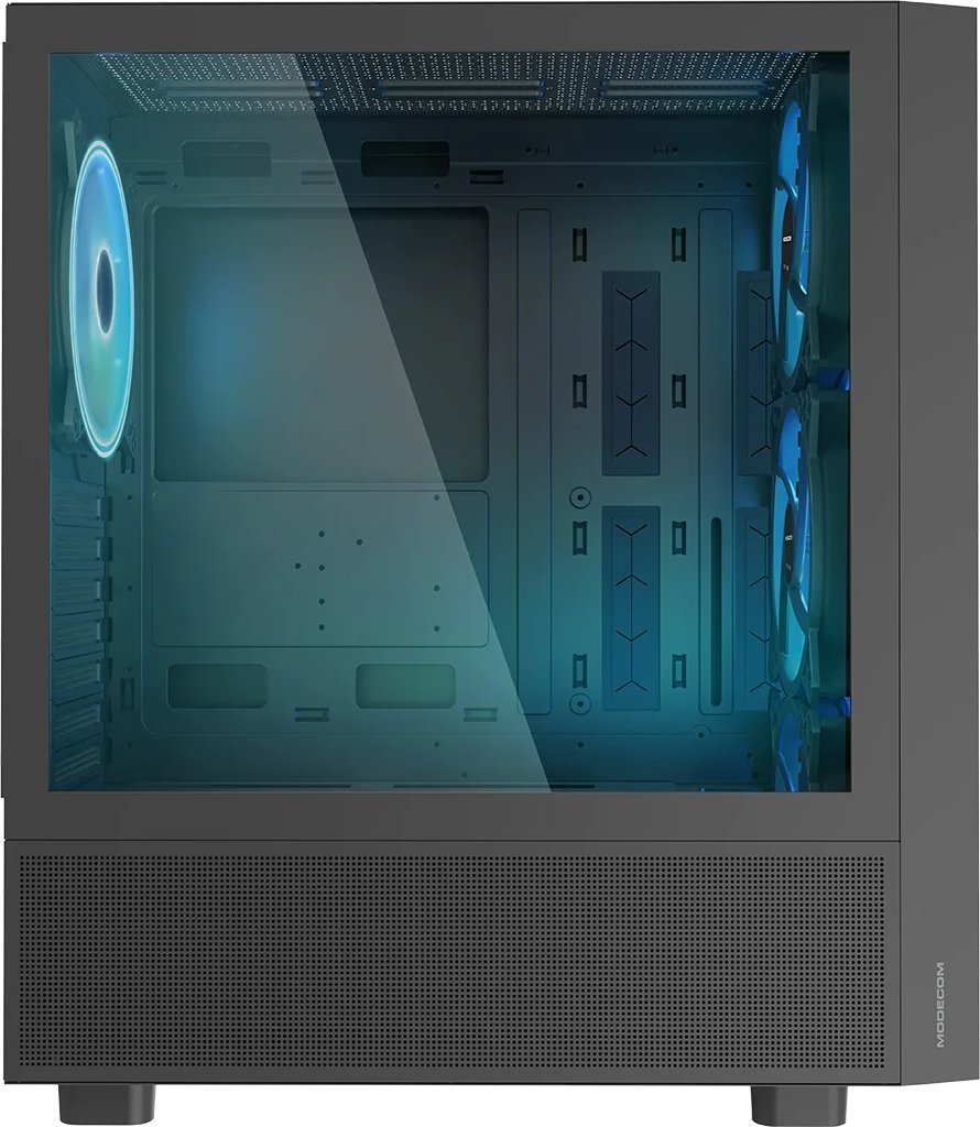 Modecom Breeze ARGB Flow Case, Black, Midi Tower - Thumbnail 5