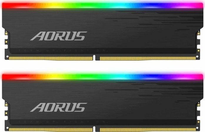 Gigabyte AORUS RGB Memory, DDR4, 16 GB, 3733 MHz, CL19, GP-ARS16G37 - Image 1