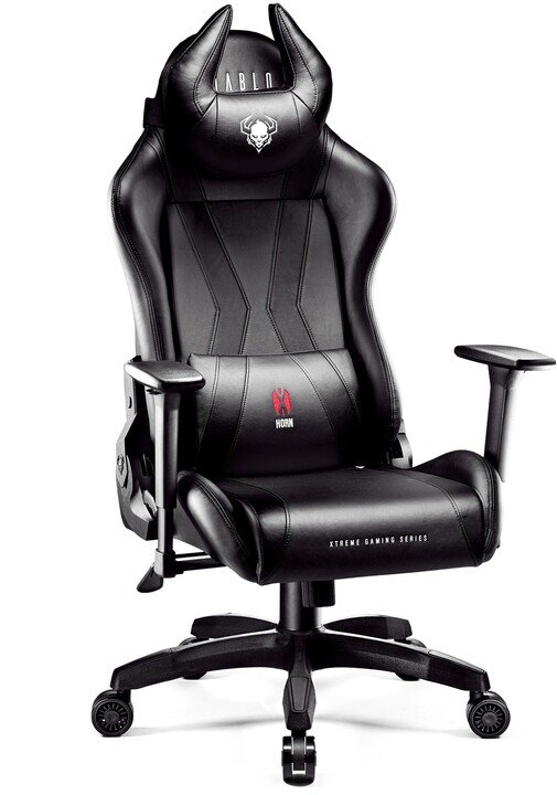 Diablo X-Horn 2.0 Gaming Chair, XL, Black - Thumbnail 2