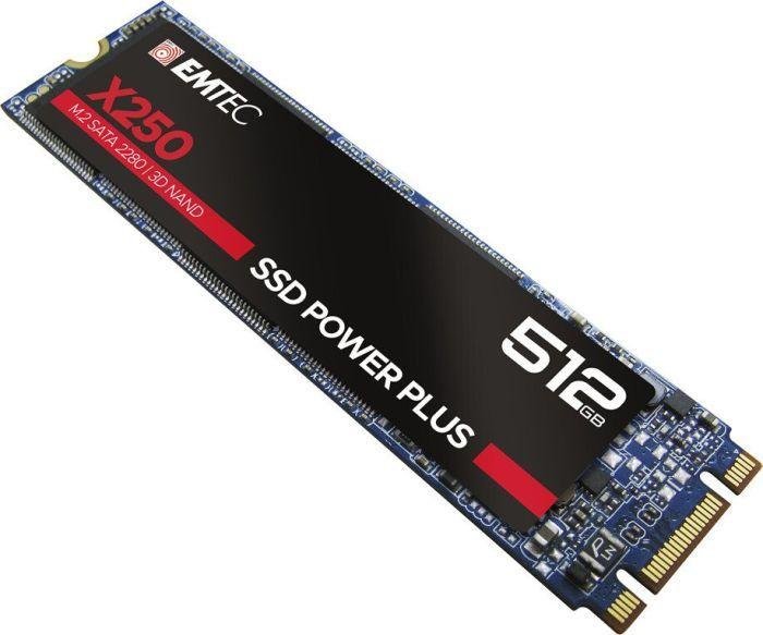 Emtec X250 SSD, 512GB, M.2 2280 SATA III - Thumbnail 2