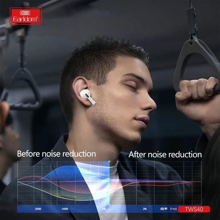 Earldom TWS40 Earbuds, White - Thumbnail 6