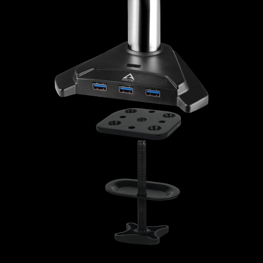 Arctic Mount Z3 Pro Gen3 Monitor Mount, Black - Thumbnail 3