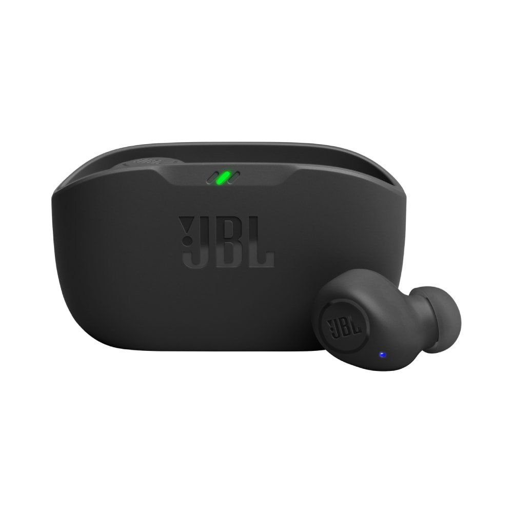 JBL Wave Buds Earbuds, Black - Image 1