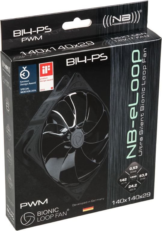 Noiseblocker NB-eLoop B14-PS Cooler, 140 mm - Thumbnail 5