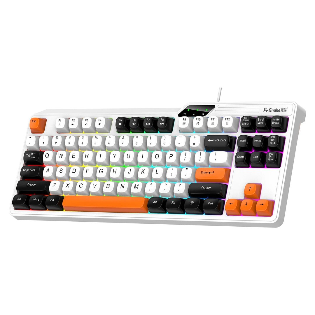 KSNAKE KM870 Gaming Keyboard and Mouse Set, Wired RGB - Thumbnail 2